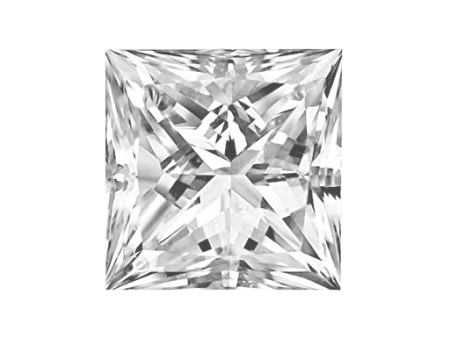 0.75ct GIA Princess G VS1 Natural Earth Born Diamond For Cheap