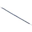 Constellation Blue Diamond Tennis Bracelet For Sale