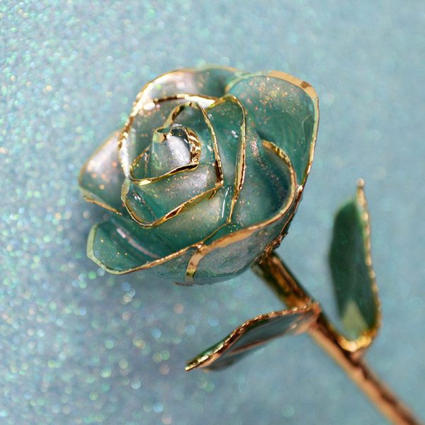 Hello Bluetiful 24kt Gold Dipped Rose Online Sale