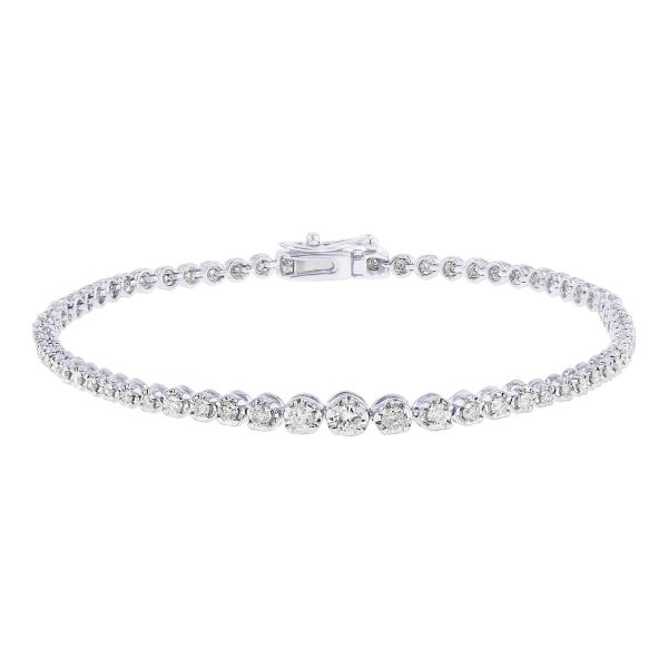 Miracle Diamond Tennis Bracelet 2ct For Discount