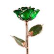 Emerald City Rose Gold Dipped Rose Hot on Sale