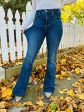 Judy Blue Trifecta Flare Tummy Control Butt Lifting Flare Jeans in Reg Curvy Sale