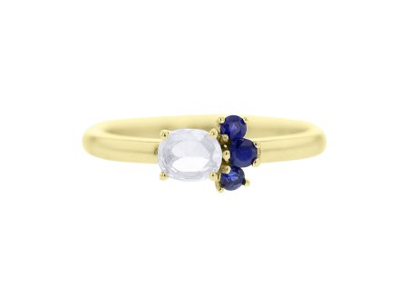 Capri Sapphire and Diamond Ring Supply