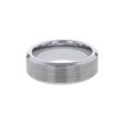 Calvin Tungsten Beveled Wedding Ring - 8mm Online now