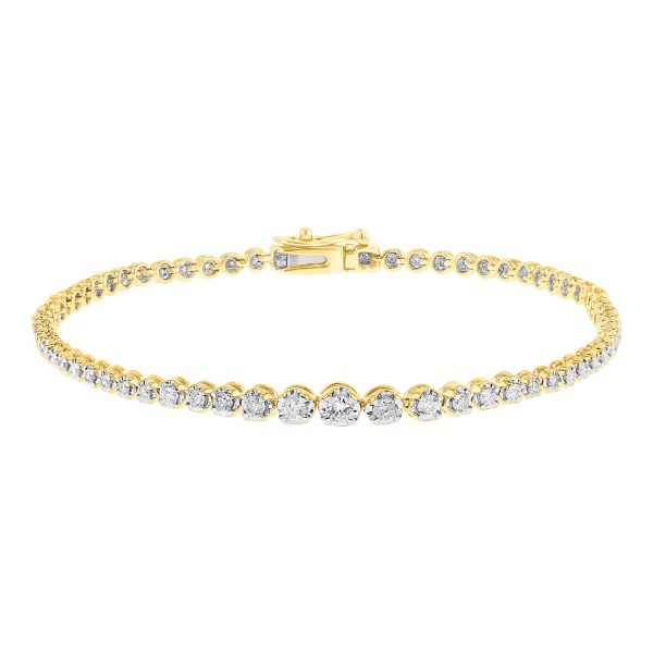 Miracle Diamond Tennis Bracelet 2ct For Discount