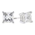 Grande Princess Diamond Stud Earrings 3ct - G H SI3 Online now