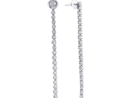 Lovely Falls Diamond Drop Earrings Online Hot Sale