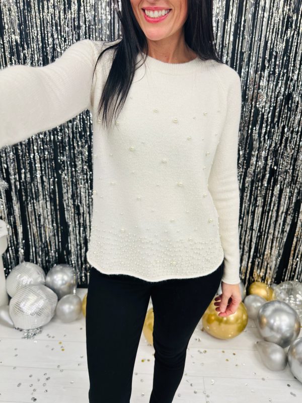 Frosted Pearl Sweater Online Hot Sale