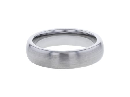 Heath Tungsten Domed Wedding Ring - 6mm For Discount