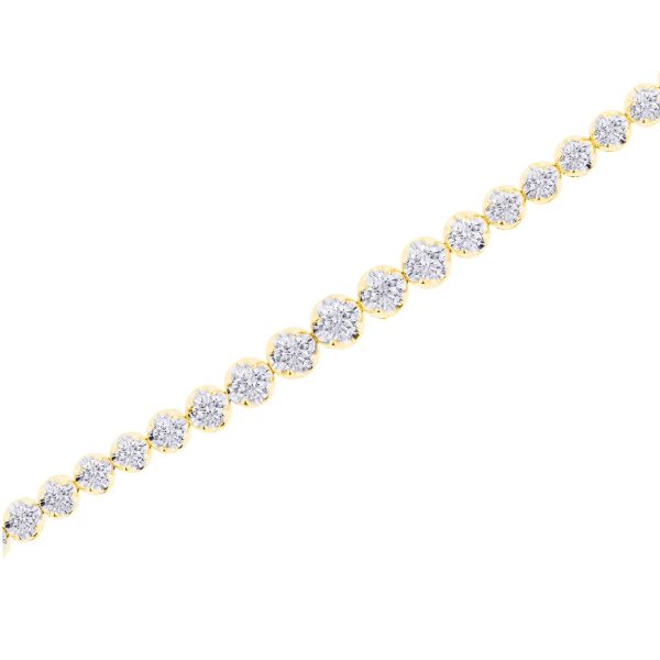 Miracle Diamond Tennis Bracelet 4ct Supply