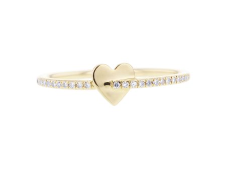 Andy Heart Diamond Ring on Sale