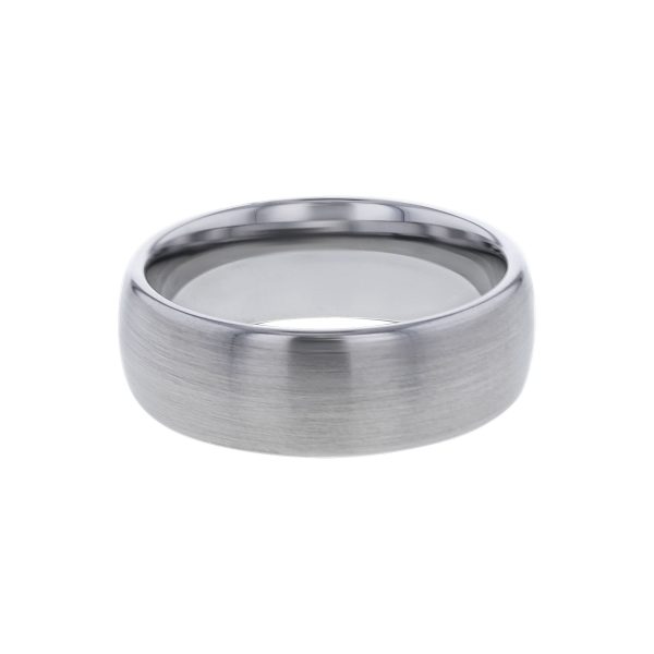 Heath Tungsten Domed Wedding Ring - 8mm Online now