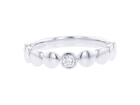 Beaded Bezel Diamond Ring Cheap