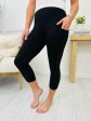 REG CURVY Best Selling Tummy Control Custom MOCO Design Capri Leggings Online Sale