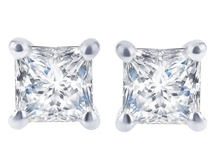 Princess Bella Diamond Stud Earrings 1 1 4ct For Cheap