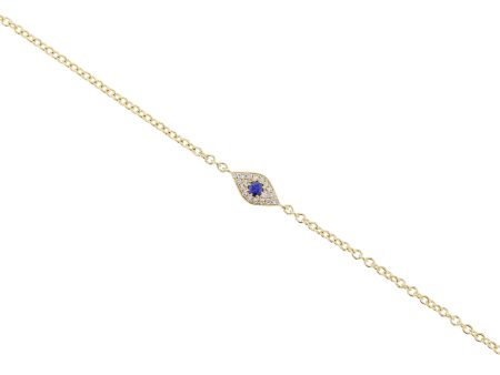 Evil Eye Sapphire and Diamond Bracelet Online