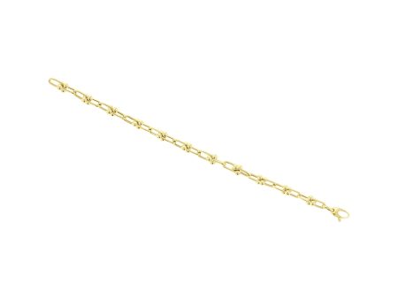 Contender U Link Gold Chain Bracelet Cheap