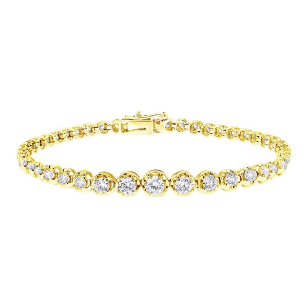 Miracle Diamond Tennis Bracelet 3ct Supply