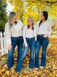 Judy Blue Trifecta Flare Tummy Control Butt Lifting Flare Jeans in Reg Curvy Sale