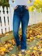 Judy Blue Trifecta Flare Tummy Control Butt Lifting Flare Jeans in Reg Curvy Sale