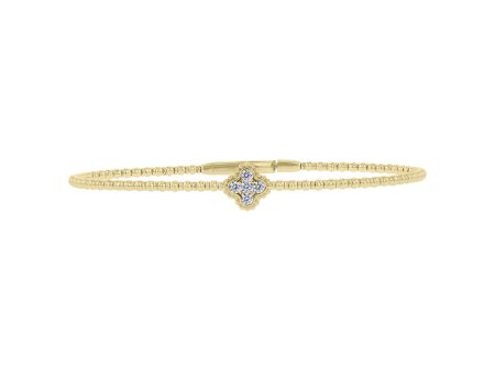 Oxalis Diamond Bangle on Sale