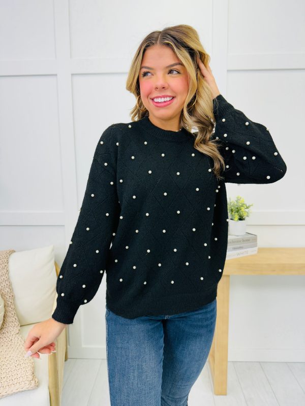 Classic Pearl Affair Sweater- Multiple Colors! Discount