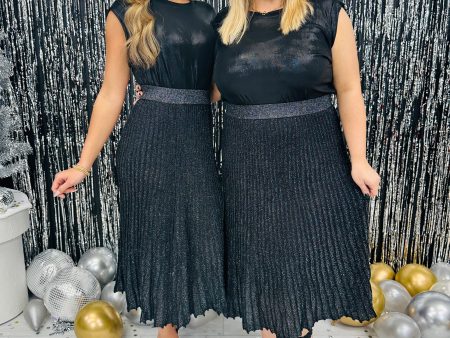 REG CURVY Starry Night Shimmer Skirt Online