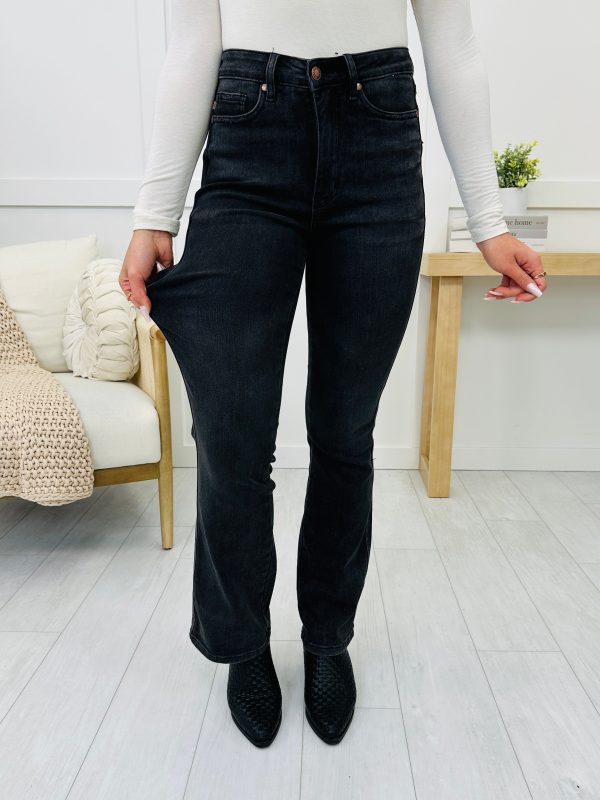 Judy Blue Effortless Edge Tummy Control Bootcut Jeans- Multiple Inseams- in Reg Curvy Online