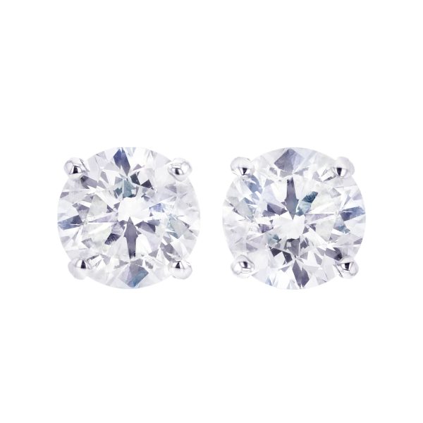 Anita Diamond Stud Earrings 1 3ct on Sale