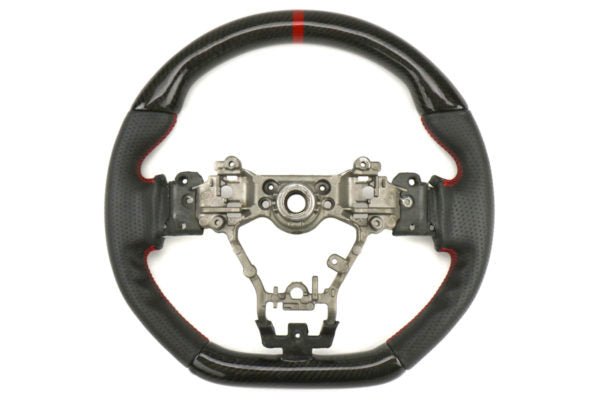 FactionFab Steering Wheel Carbon and Leather 2015-2021 WRX   2015-2021 STI Online Hot Sale