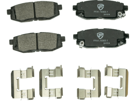 FactionFab V2 Rear Brake Pads 2013-2024 BRZ   2022-2024 GR86   2013-2016 FRS   2012-2021 GT86   Online Sale