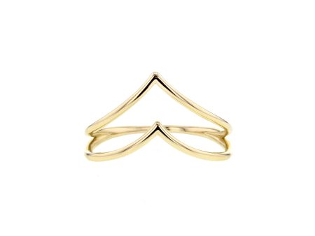 Caprio Chevron Ring For Sale