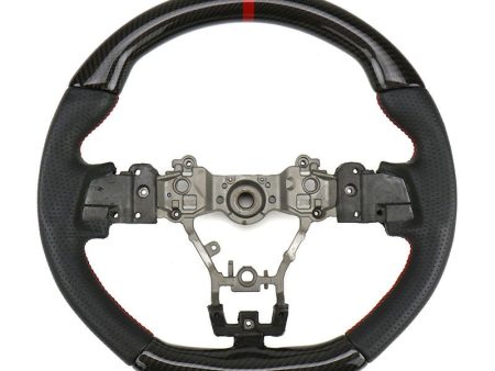 FactionFab Steering Wheel Carbon and Leather 2015-2021 WRX   2015-2021 STI Online Hot Sale