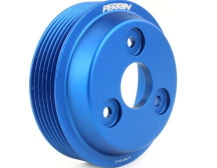 Perrin Water Pump Pulley Blue 2022-2024 BRZ   2022-2024 GR86 Online Hot Sale