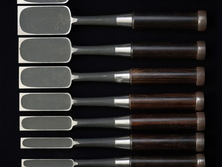 「Tsugi-Ichihiro」Tataki-Nomi Japanese Hand Made Timber Chisel 9-Pieces Set Online Hot Sale