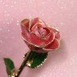 Pink Champagne 24kt Gold Dipped Rose For Discount