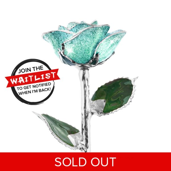 Hello Bluetiful Platinum Dipped Rose Online Sale