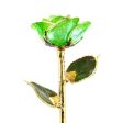 Neon Green 24kt Gold Dipped Rose Supply