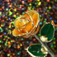 Just Peachy 24kt Gold Dipped Rose Online Hot Sale