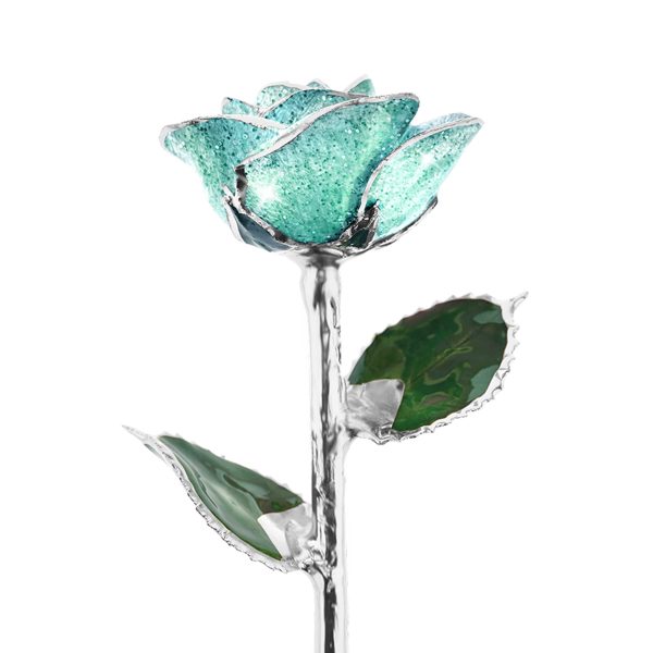 Hello Bluetiful Platinum Dipped Rose Online Sale