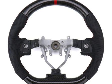 FactionFab Steering Wheel Carbon and Leather 2008-2014 WRX   2008-2014 STI Fashion