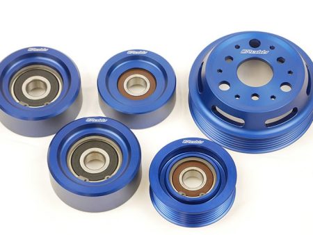 GReddy Aluminum Pulley Kit Blue 2022-2024 BRZ   2022-2024 GR86 Online now