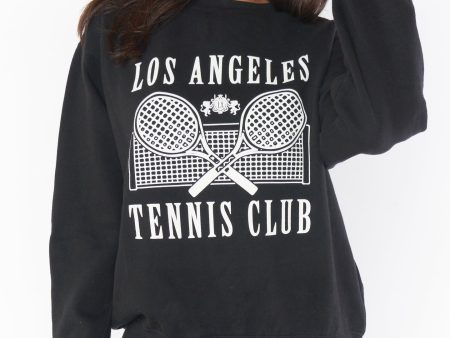 Stanley Sweatshirt ~ Tennis Club Graphic Hot on Sale