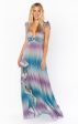 Francie Ruffle Dress ~ Ombre Metallic Crinkle Hot on Sale