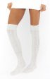 Cozy Cable Knit Socks ~ Ivory Online Hot Sale