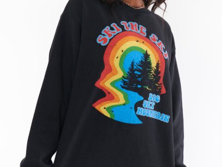 Stanley Sweatshirt ~ Ski The Sky Graphic For Sale