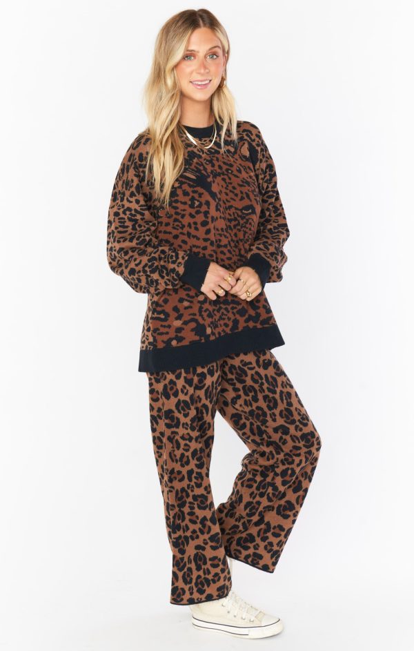 Scout Sweater ~ Leopard Knit Cheap