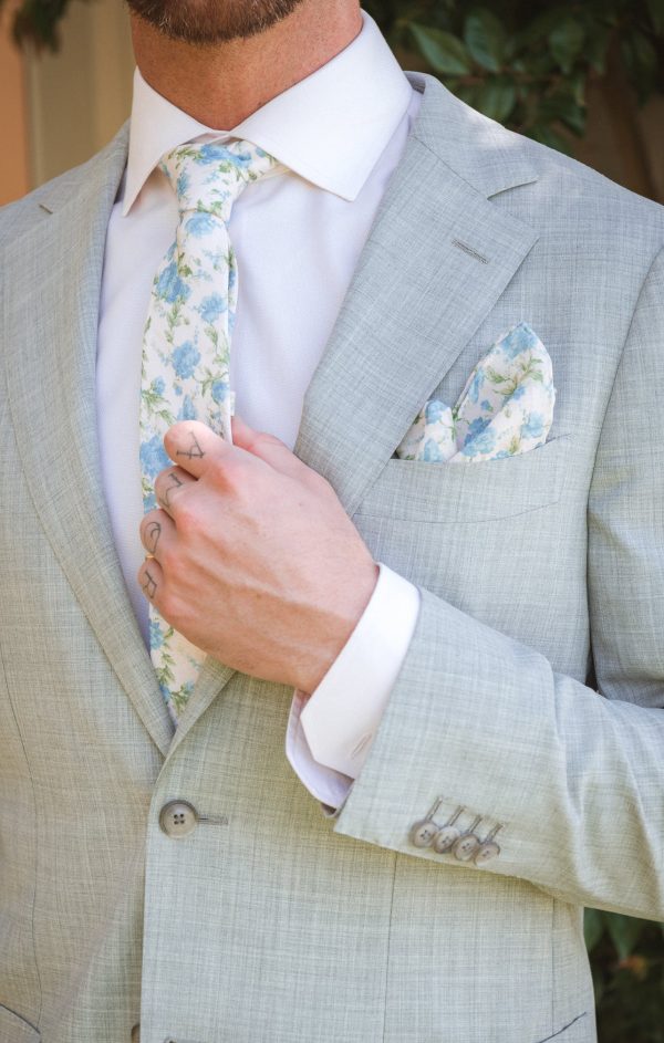 Sam Pocket Square ~ Charming Rose For Sale