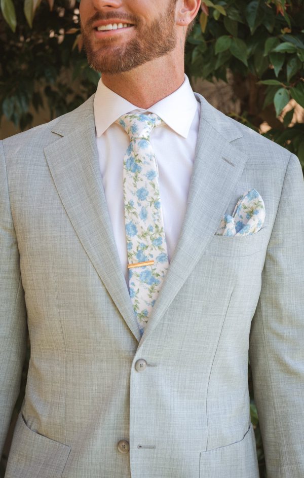 Sam Pocket Square ~ Charming Rose For Sale