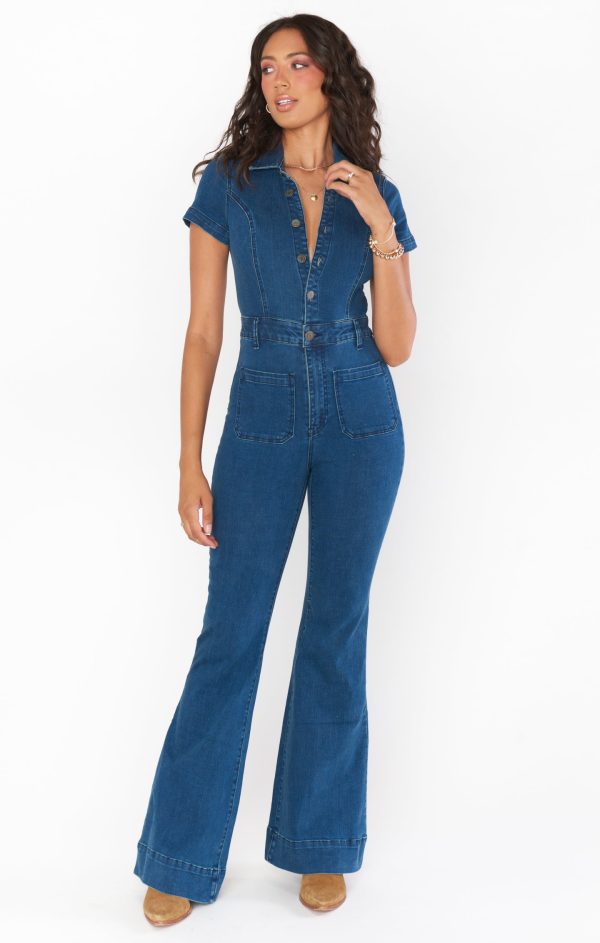 Everhart Jumpsuit ~ Lunar Blue Fashion